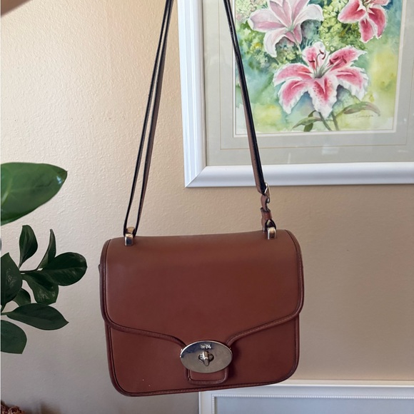 Coach Handbags - RARE Coach Legacy Vintage Paige Brown Crossbody Bag Satchel EUC (like for offer)